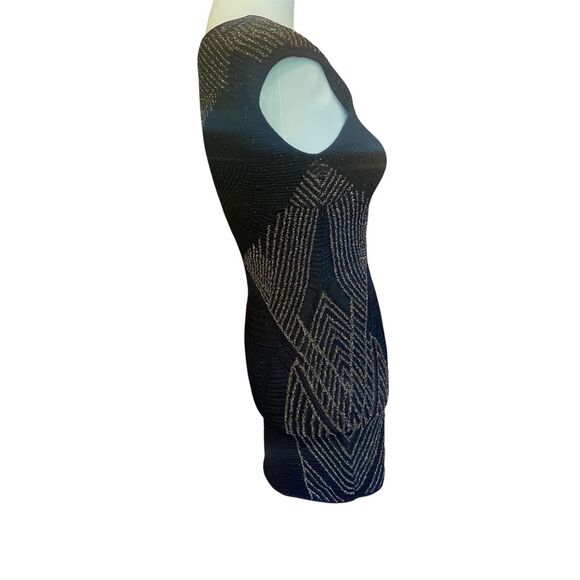 RVN Golden Hour Sheath Mini Black Dress Size 4 MSRP: $450 - Picture 9 of 10